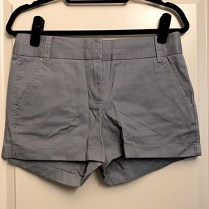 Jcrew chino shorts - gray size 4